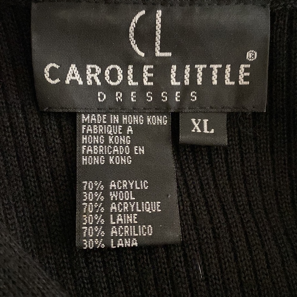 CAROLE LITTLE - Vintage Sweater Dress 98’ XL - Picture 7 of 7